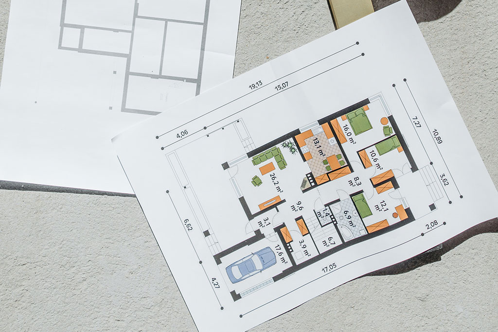 Floor plans of house
