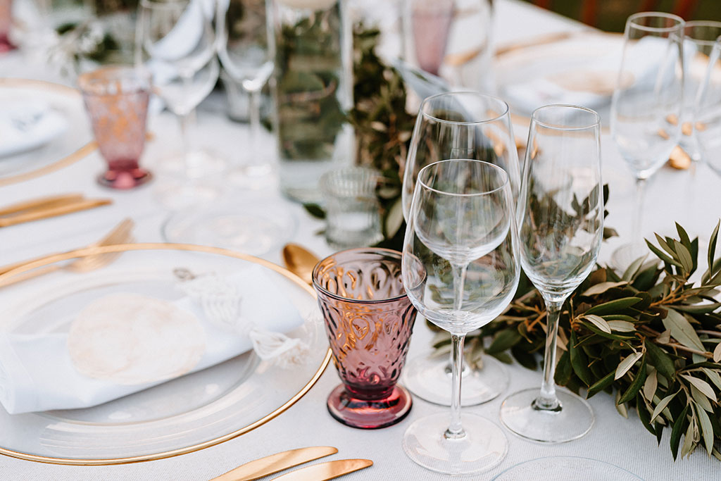 Table decorated for event