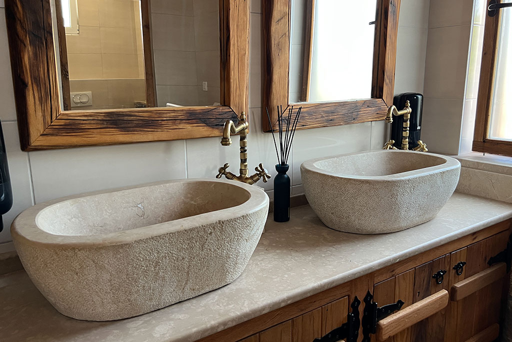 Stone sink bowl