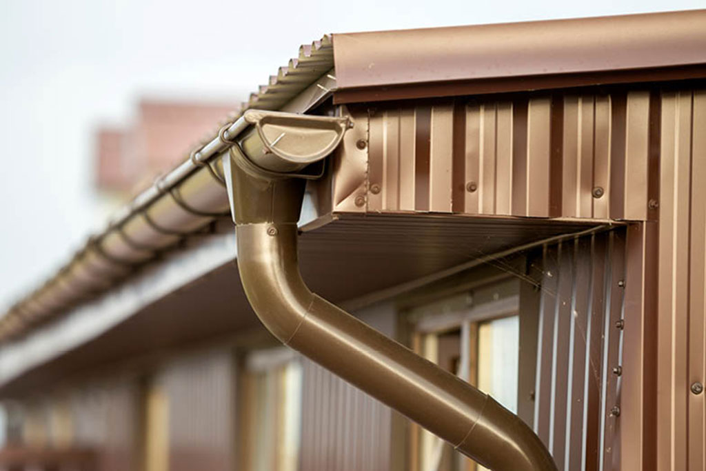 Gutter on house