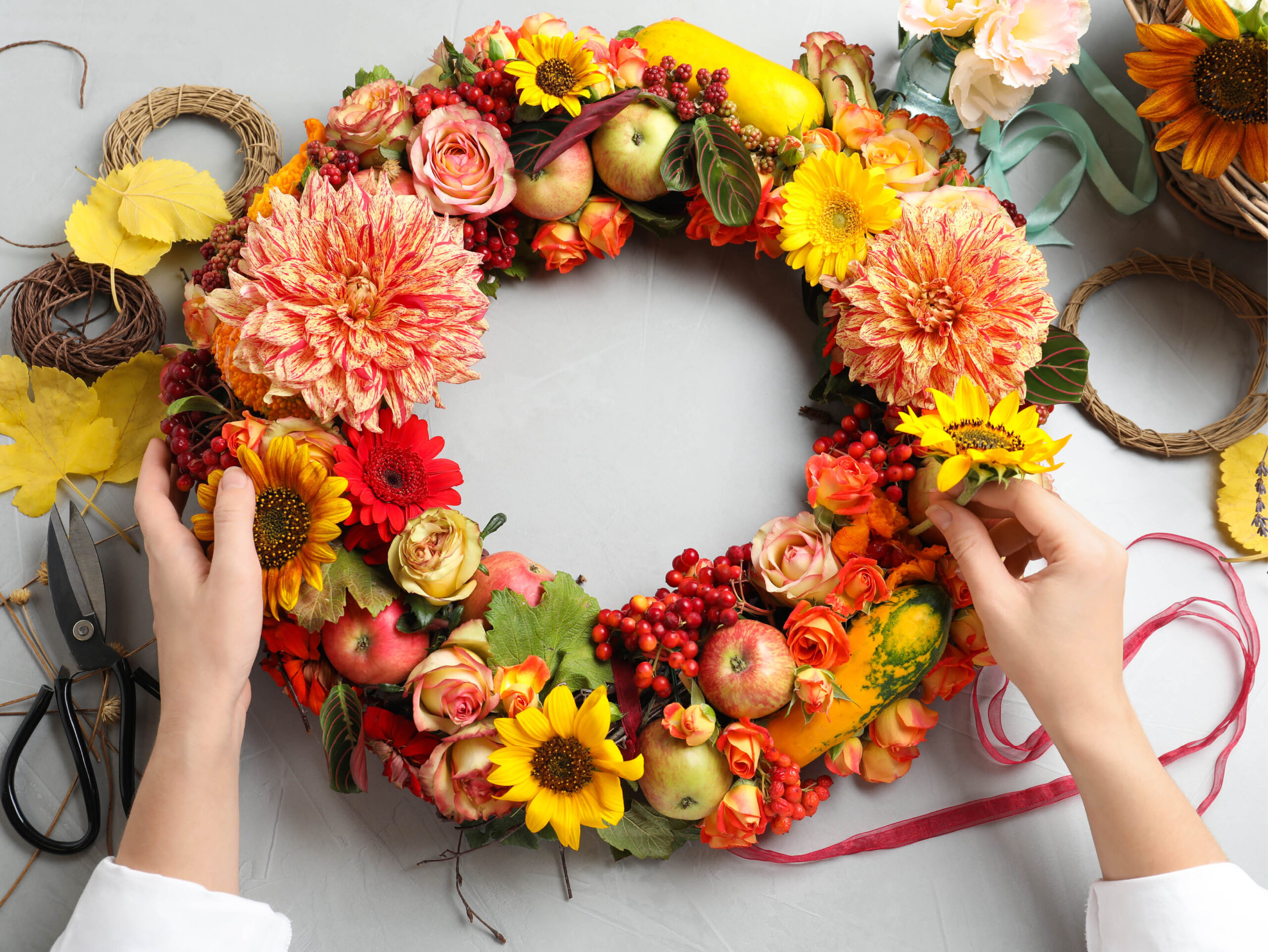 Floral wreath