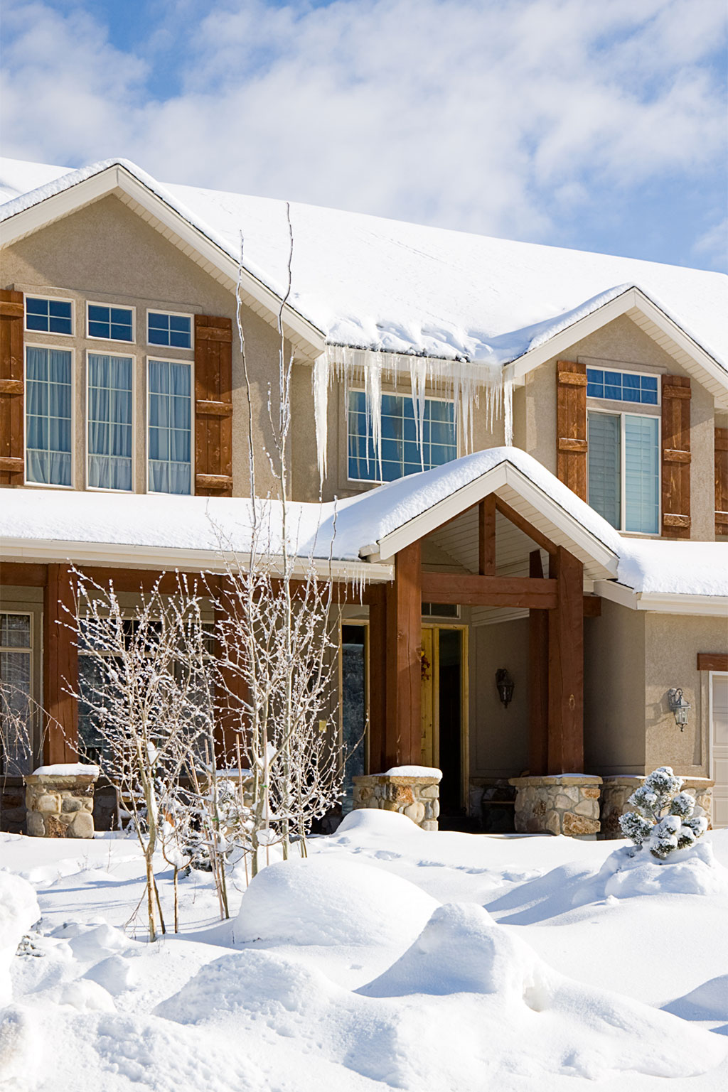 House in winter