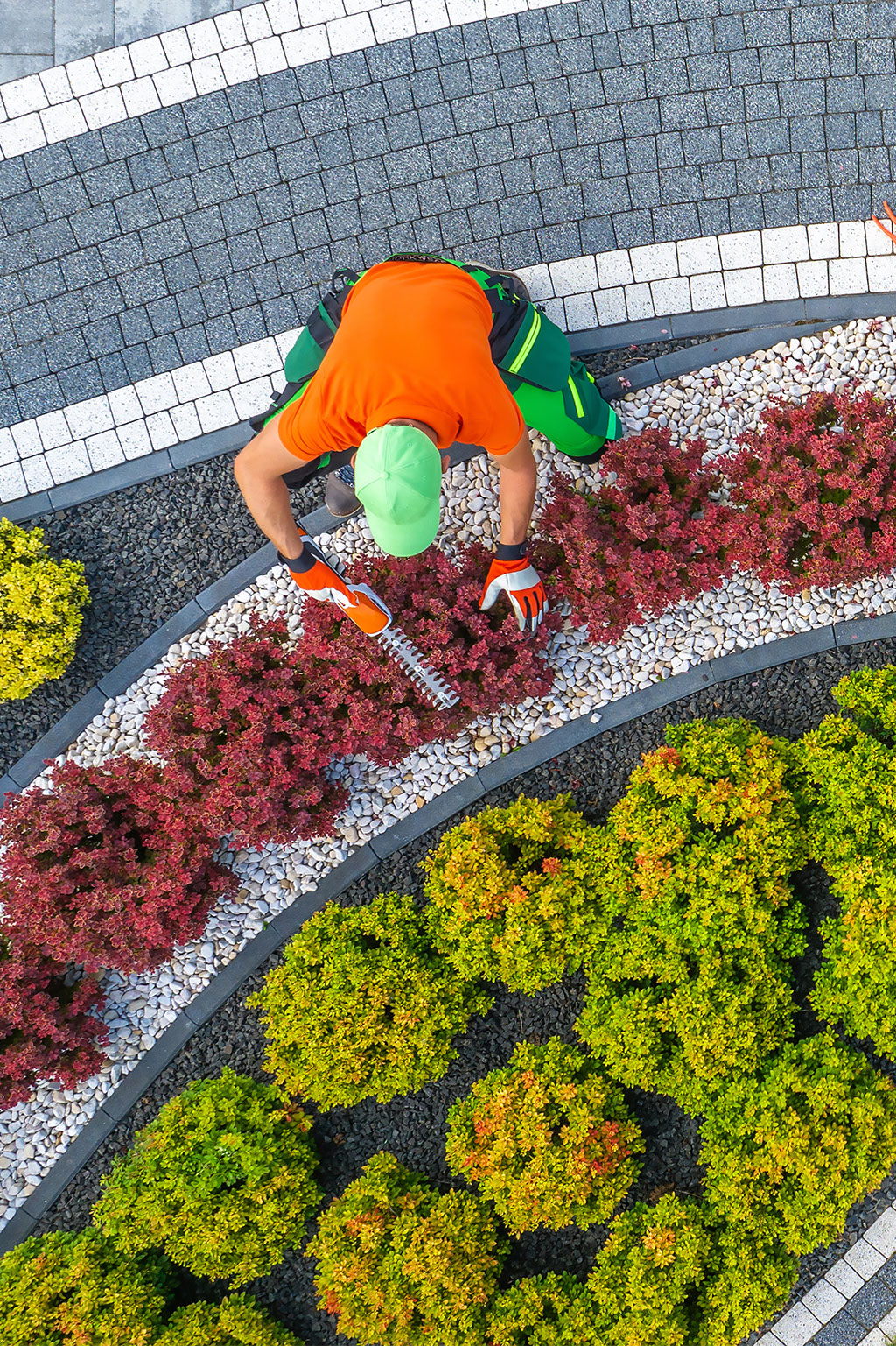 Person landscaping