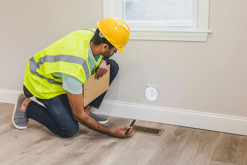 House being inspected