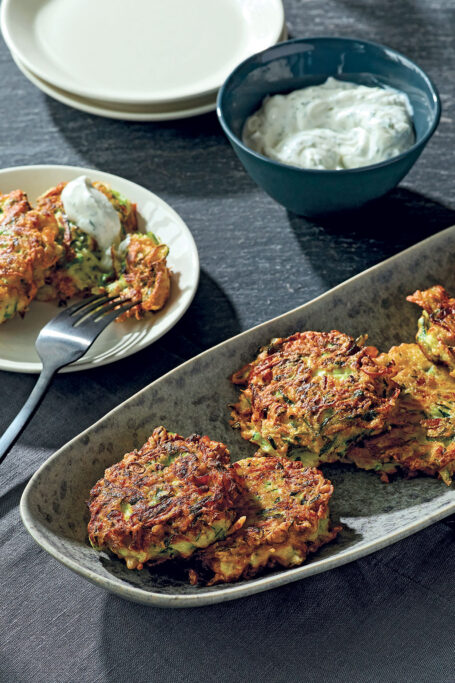 Zucchini & Green Onion Fritters