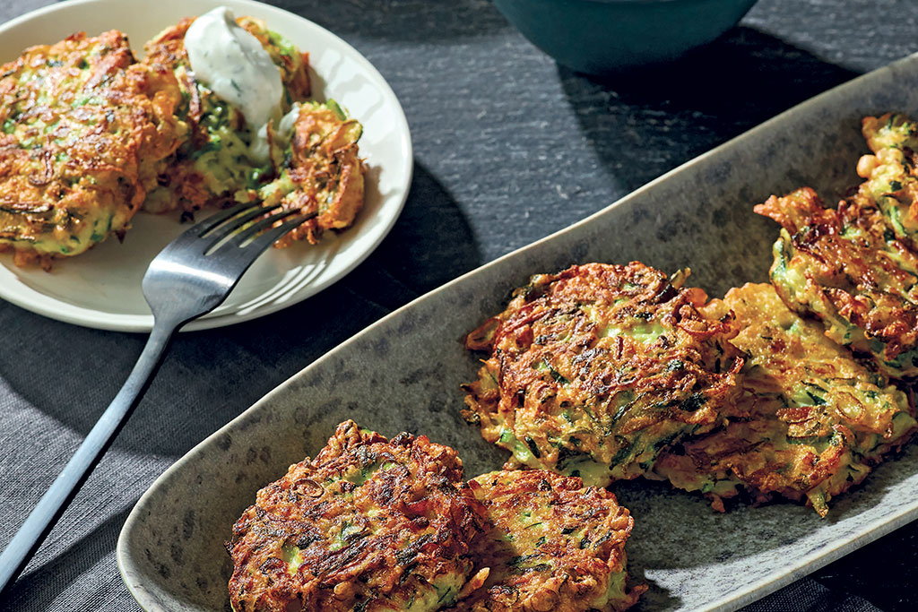 Zucchini & Green Onion Fritters