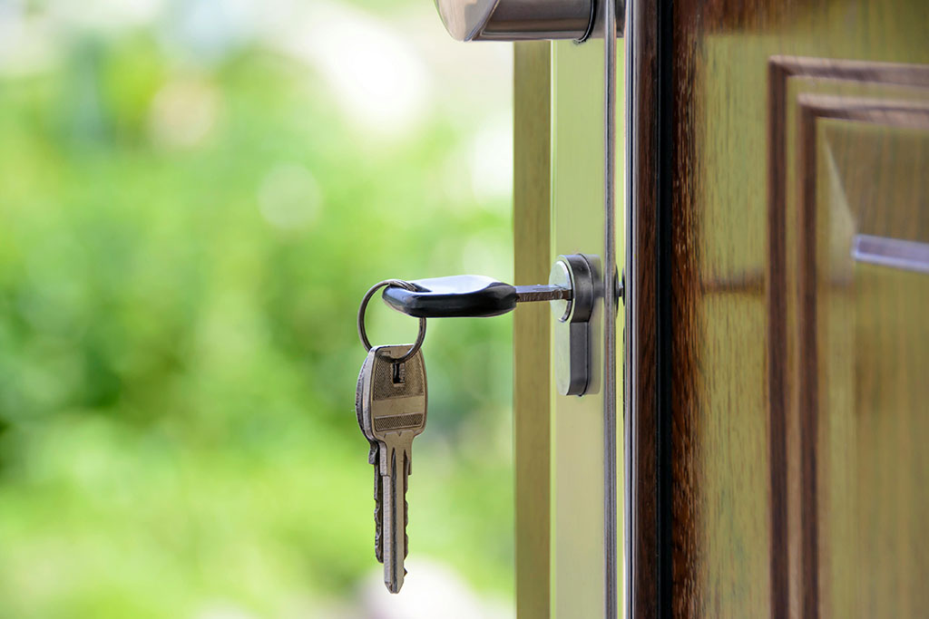Key in door