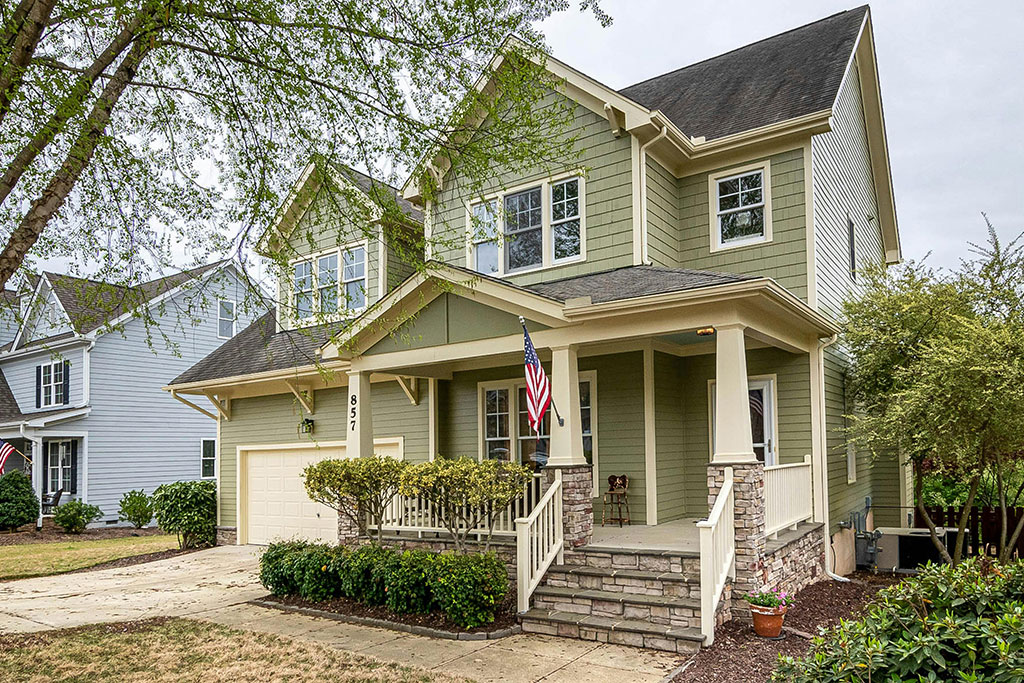 Exterior of house