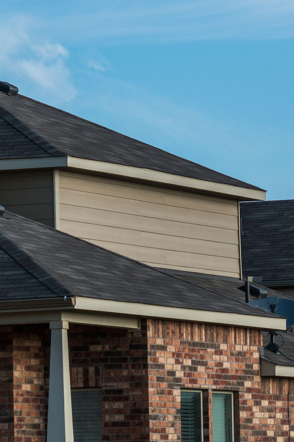 Roofs of houses