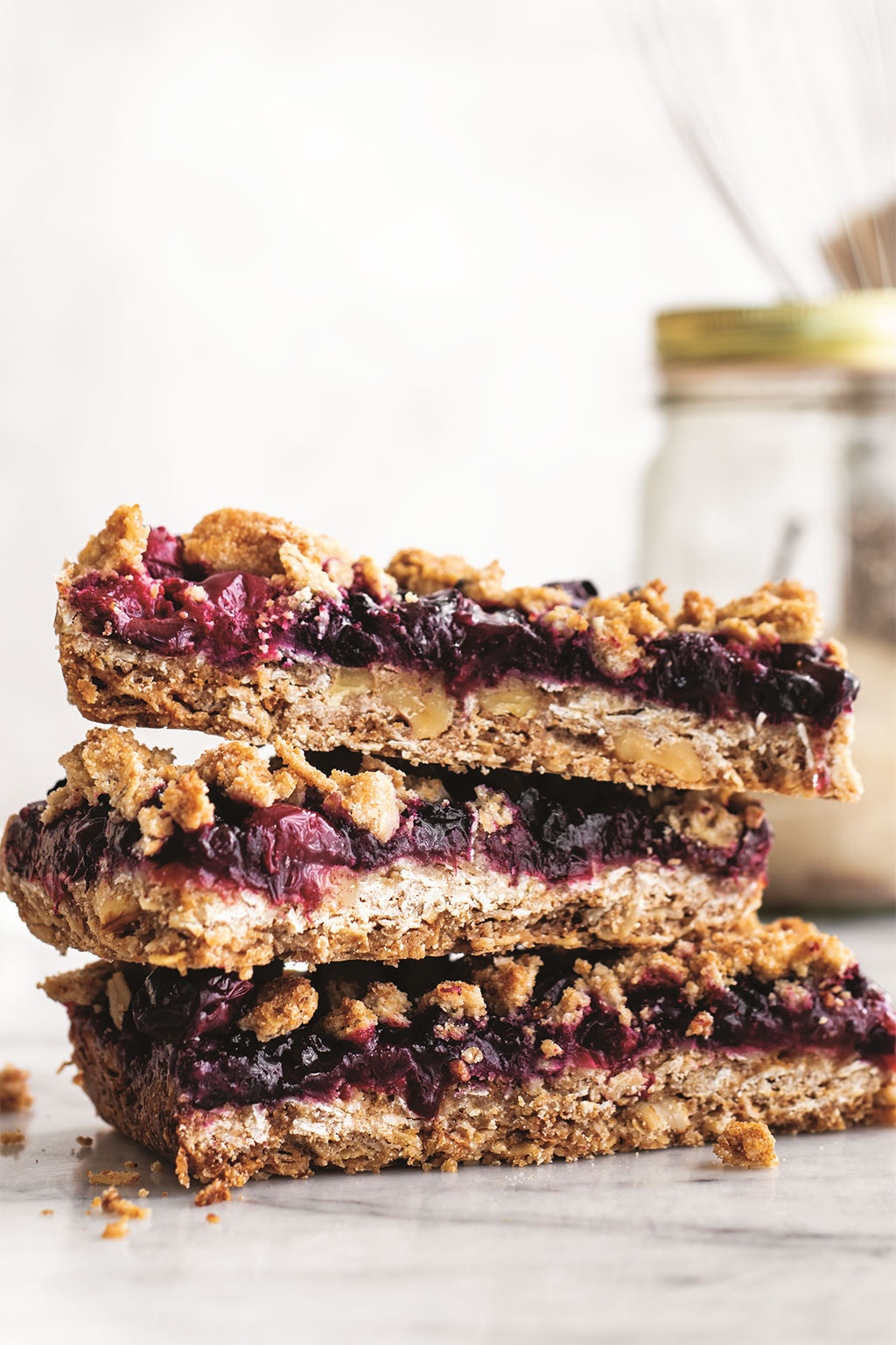 Vegan Fruit Crumble Bars