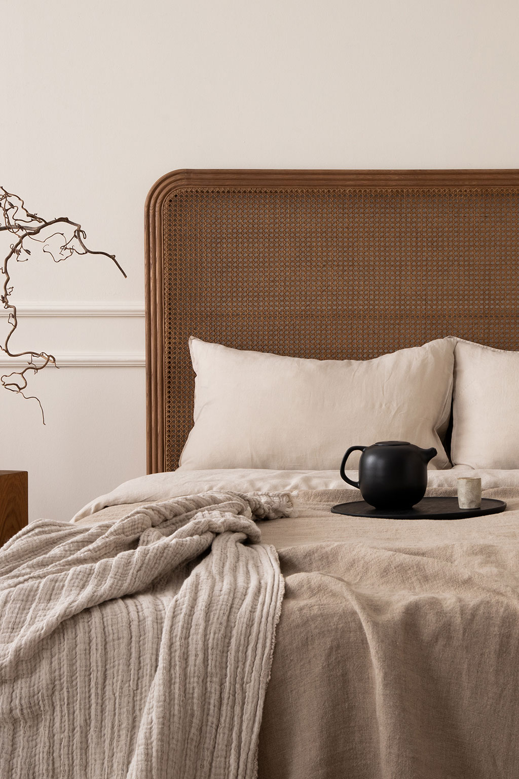 Japandi style bedroom